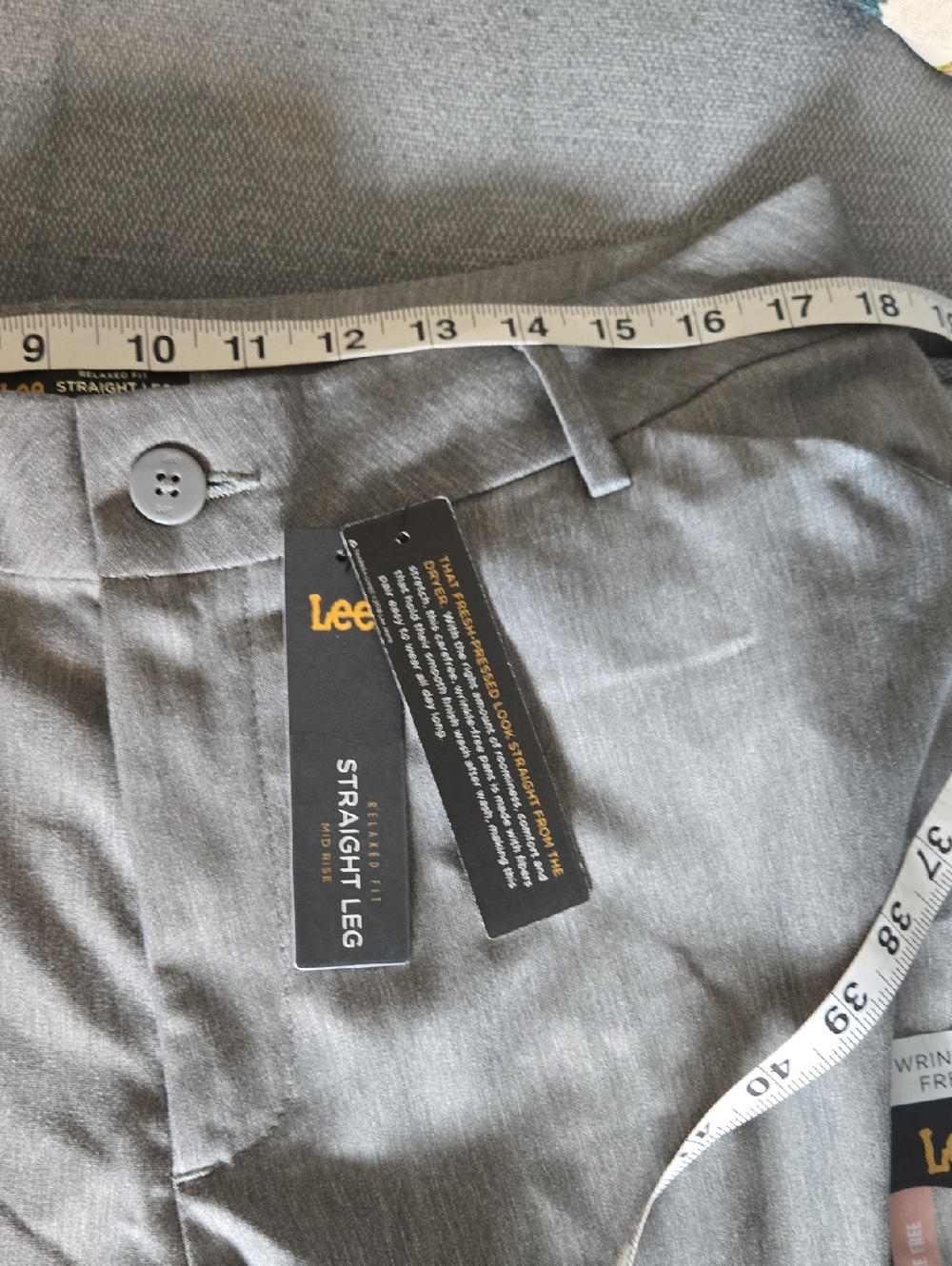 Nwt Womens Lee Straight Leg Pants - Picture 6 of 6